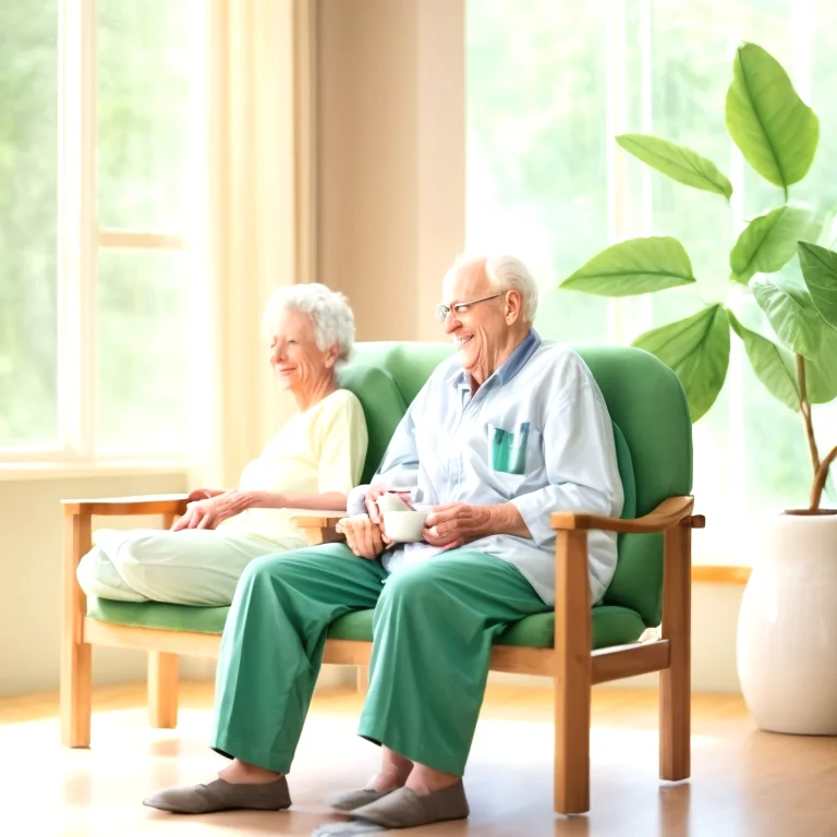 Senioren bei einer therapeutischen Übung im Sanatorium in Mendrisio
